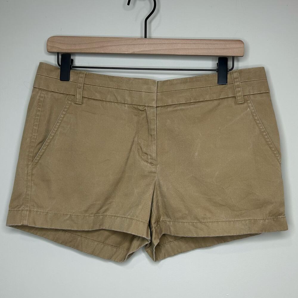 J.Crew Tan Chino Shorts Size 6